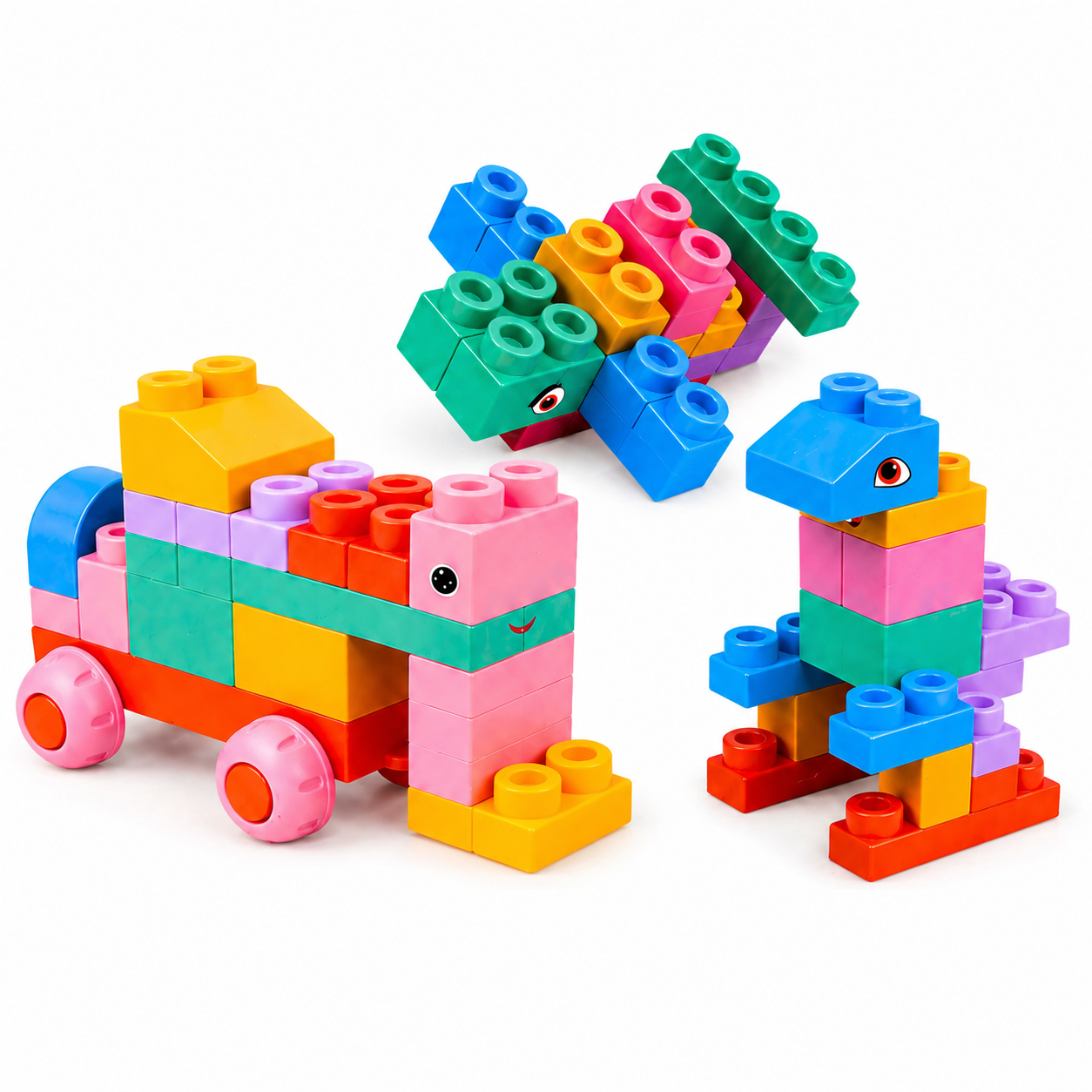 Soft Building Blocks Set  - 52 pcs