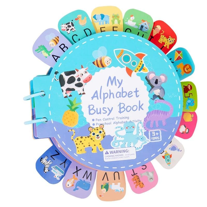 My Alphabet Busy Book for Kids (3+ Years) – Interactive Early Learning Activity Book