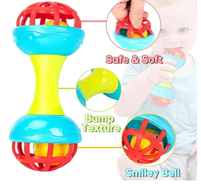  Rolling Hand Baby Rattle Toy