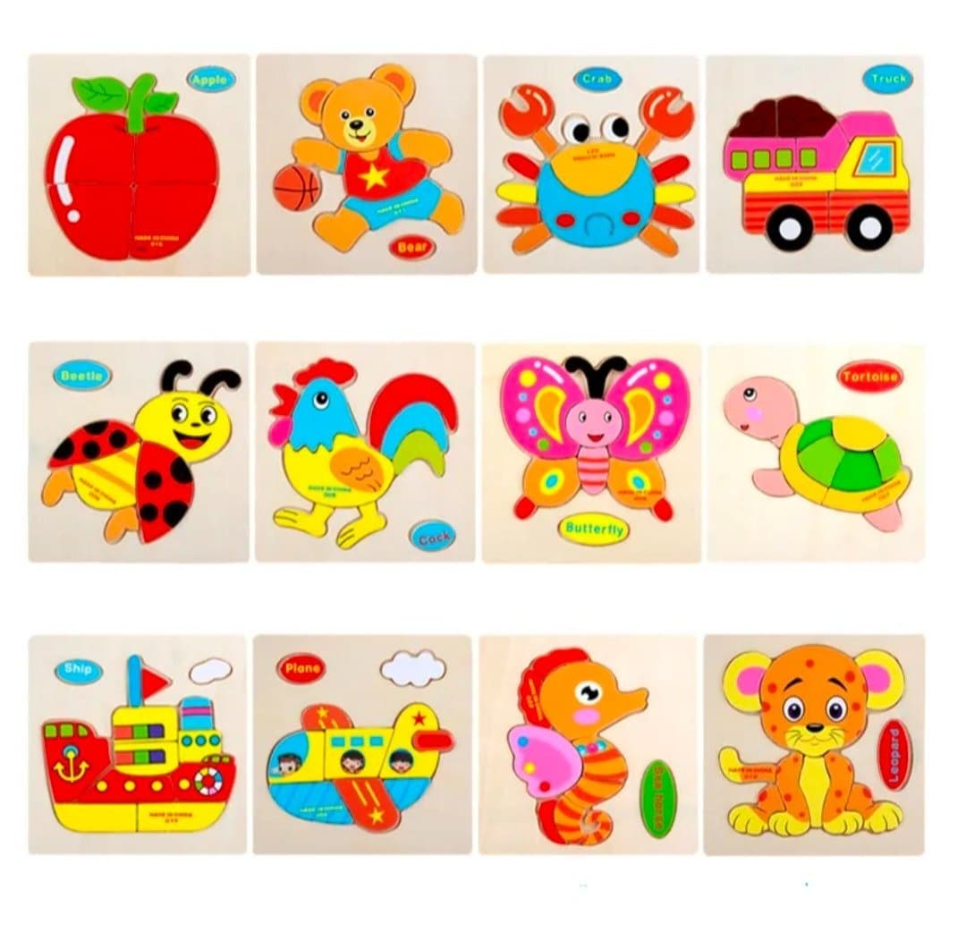 Wooden 3D Jigsaw Puzzles