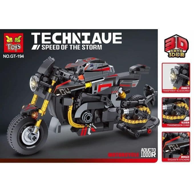 1000R Motocycle 422pcs Bricks Toy