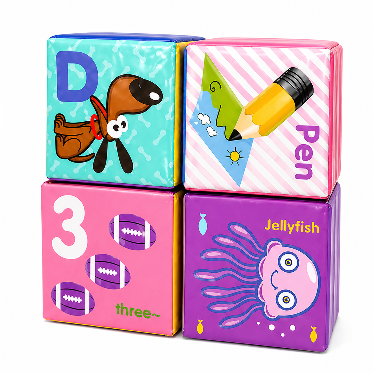 Soft Blocks Stacking Toy 4 pcs set