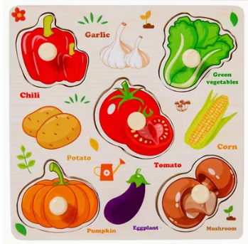Vegetable Knob Puzzle