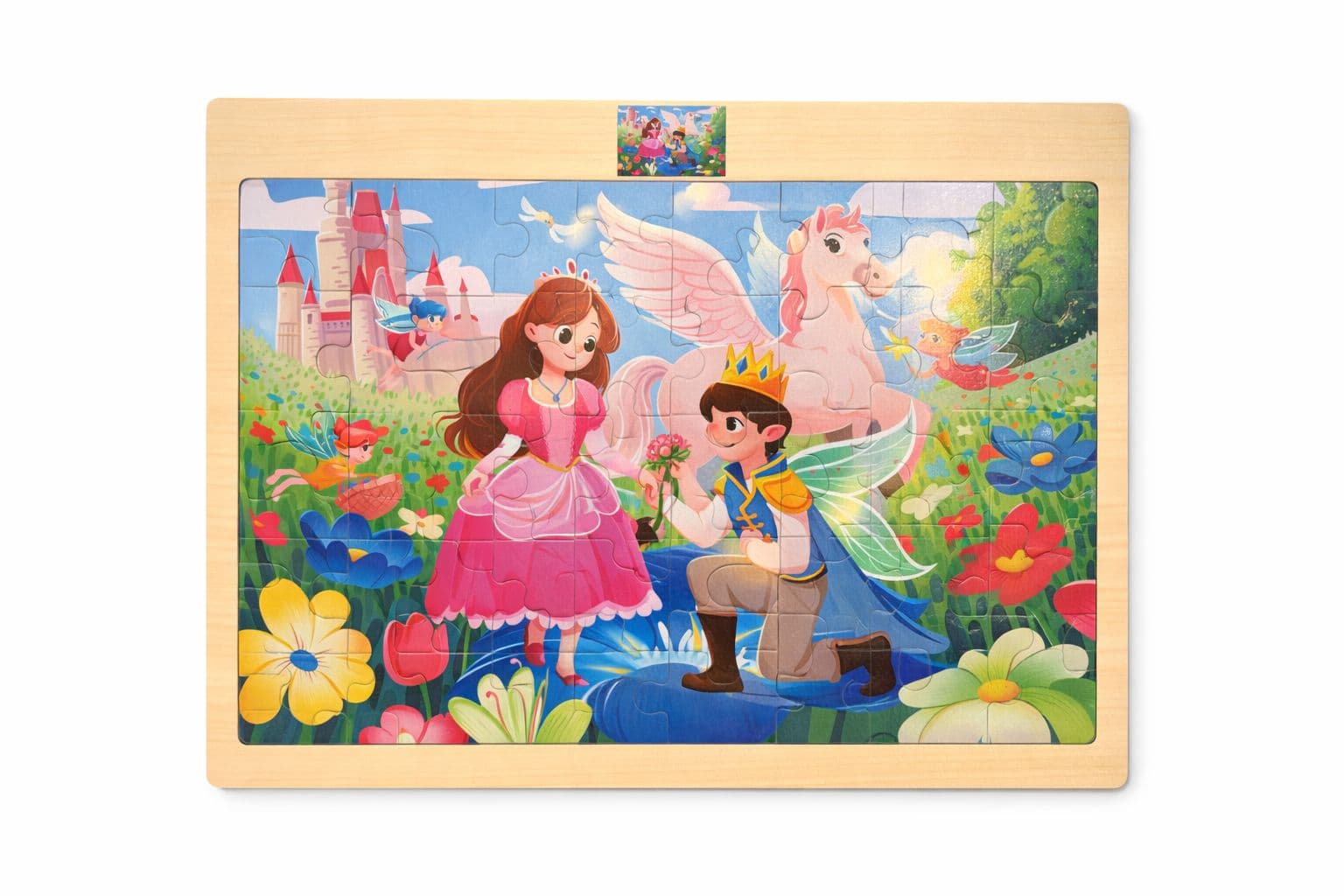 Wooden Jigsaw Puzzle 40 pcs - Princess
