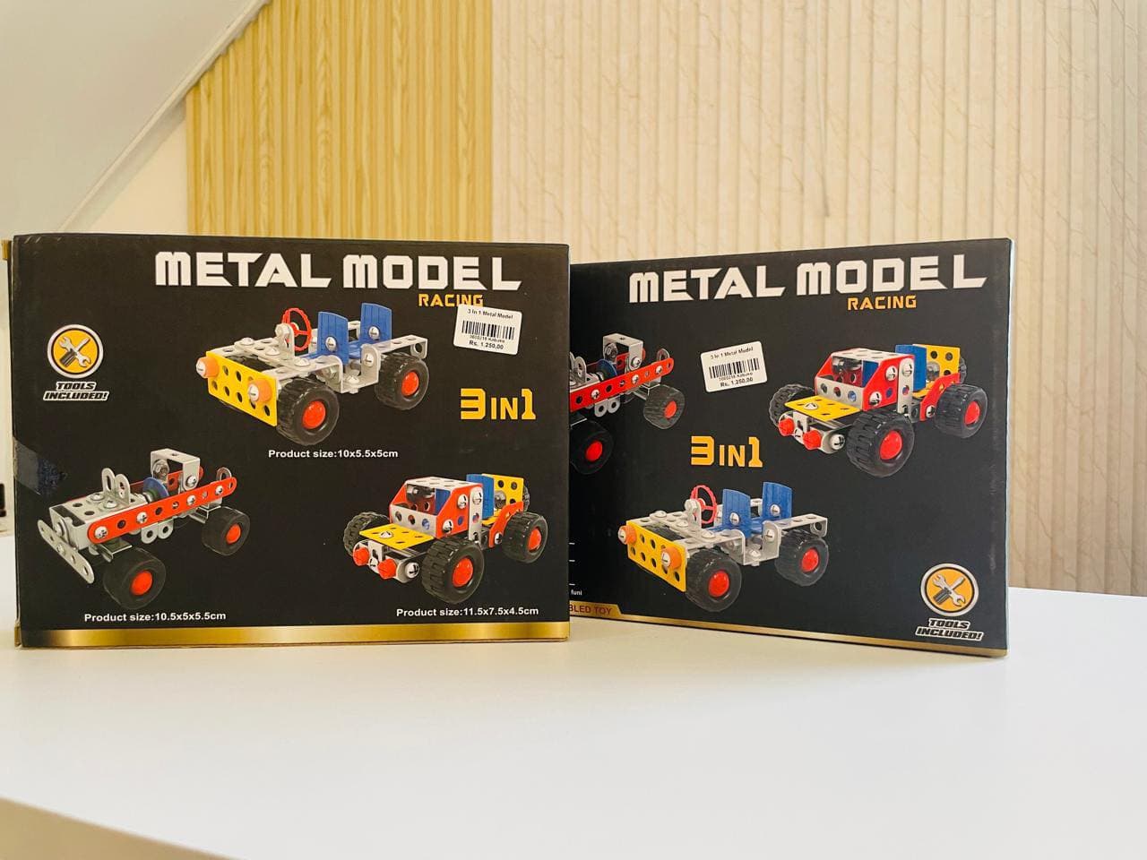 Metal Model 3 in 1 Racing Alloy Construction Toy Set