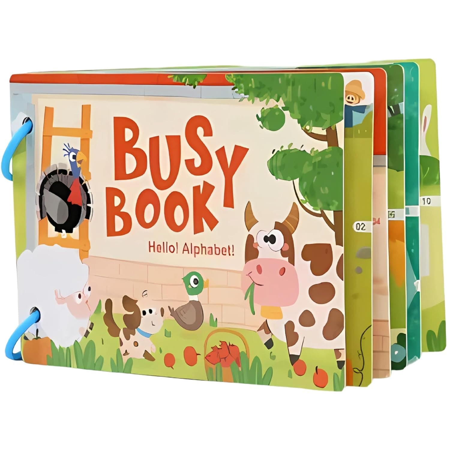  Alphabet Busy Book for Kids| Montessori Activity Book | Reusable DIY Preschool Learning