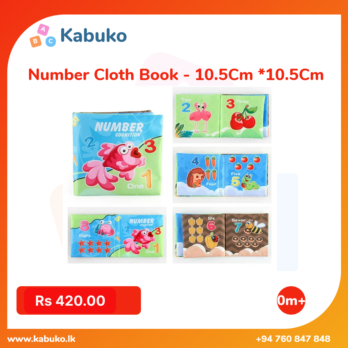 Number Cloth Book