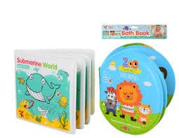 Colorful Waterproof Washable 2 set of Bath Book