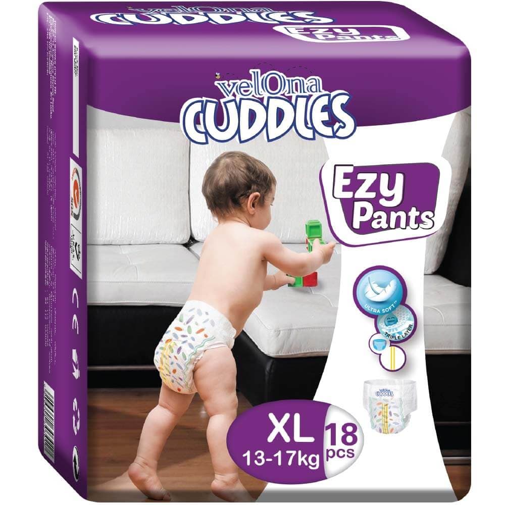 Velona Cuddles Ezy Pant Extra Large 18pcs Pack
