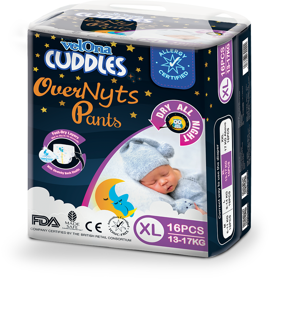 Velona Cuddles Overnyts Pant 16pcs - XL
